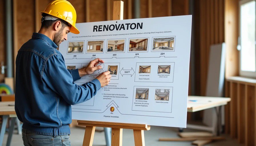 The Right Order Saves Money Renovation project sequencing chart