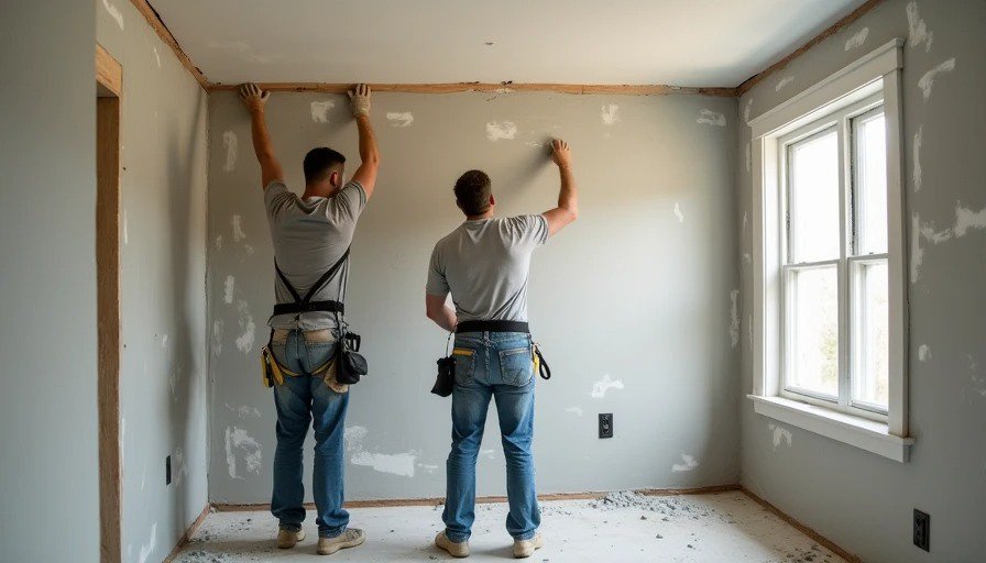 Installing drywall over old plaster walls