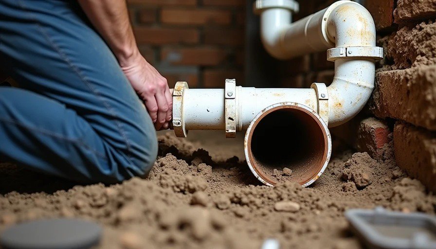 Replacing or relining cast iron drains