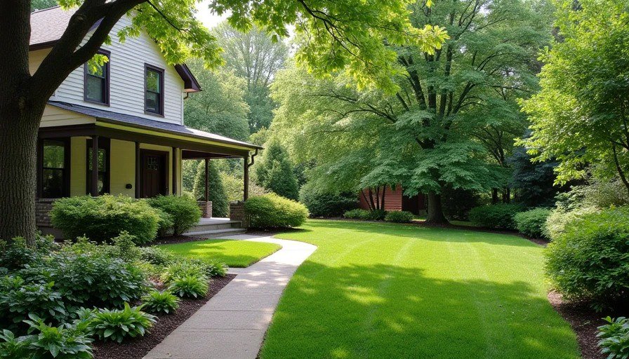 Ending with Landscaping – The Finishing Touch Completed landscaping around old house