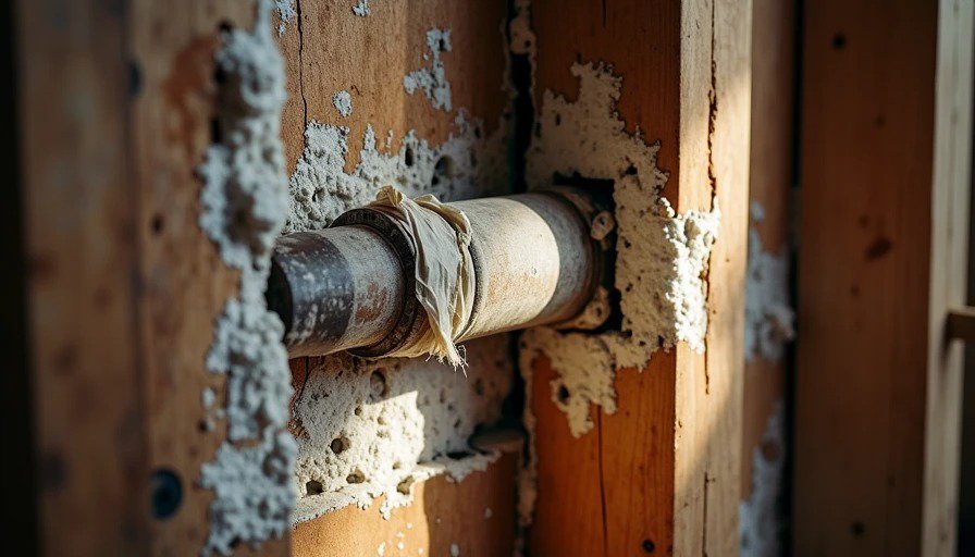 Hidden defects exposed behind walls