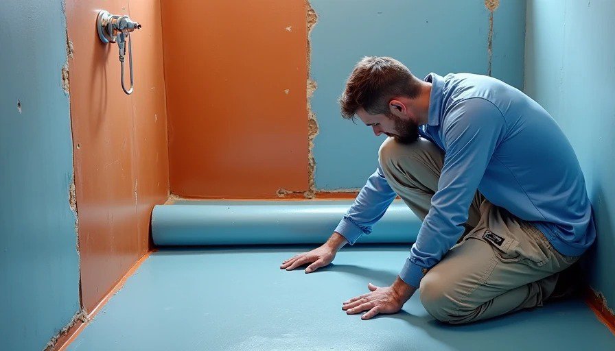 Real Waterproofing Done Right Installing sheet membrane waterproofing system