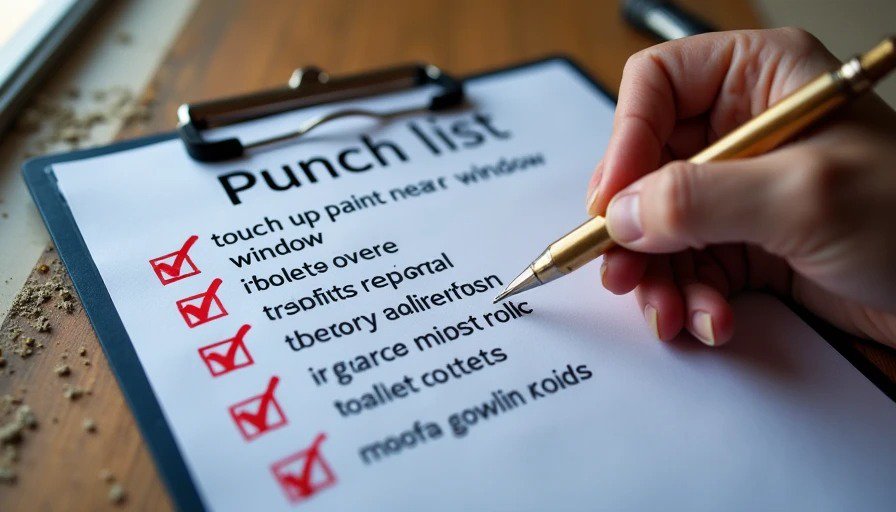 The Growing Punch List Active renovation punch list document