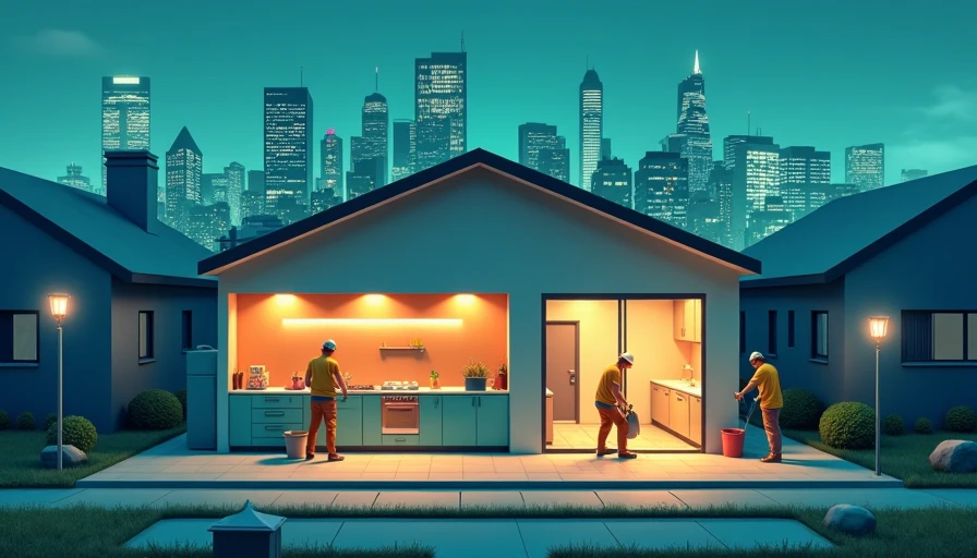 Illustration for home remodeling details
